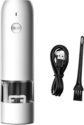 Produktbild von Gewuerzmuehle Kueche Elektrische Mahlflasche 6 Geschwindigkeit Einstellbare Dicke USB Geeignet fuer Meersalz Sichuanpfeffer