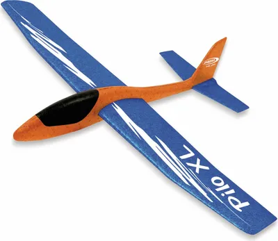 Produktbild von Pilo XL Schaumwurfgleiter EPP Tragfläche blau Rumpf orange