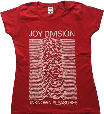 Produktbild von Joy Division - "Unknown Pleasures" T-Shirt für Damen RO2890 (XL) (Rot)