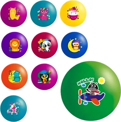 Produktbild von Jumpopo Ball Bunte Muster Weiches Material Universal Roter Kafer