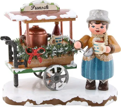 Produktbild von Winterkinder Punschwagen (8cm) von Hubrig Volkskunst