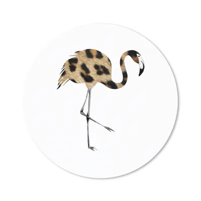 Produktbild von MuchoWow® Mauspad Mousepad Flamingo - Vogel - Panther Druck 30x30 cm - Mousepads - Maus Mat - Pad - Mausunterlage - Tischunterlage - Schreibtischmatten