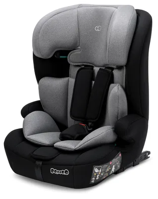 Produktbild von Booboo Safety Monaco, Kindersitz mit Isofix von 76-150 cm, mitwachsend, Kindersitz ab 1 Jahr - Black grey