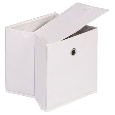 Storanda, Aufbewahrungsbox LEA mit Deckel, Faltbox, 33x33x33 cm, Neuware