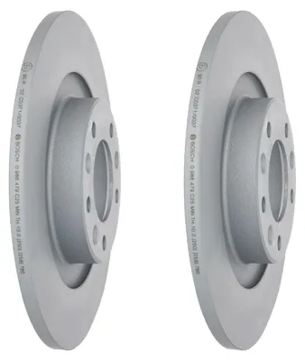 Produktbild von 2 Bremsscheiben Ø 290 mm voll BOSCH IAM-Expertise passend für u.a. PEUGEOT 308