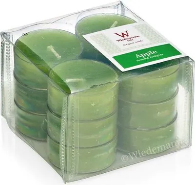 Produktbild von Duftteelichter Apfel 19 x Ø 38 mm, 12 Stück