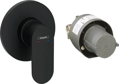 Obrázek produktu pro Hansgrohe Rebris S Skrytá sprchová baterie matná černá