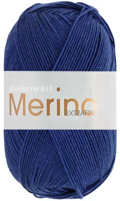Produktbild von Lana Grossa - Meilenweit 100g Merino Extrafine uni 2466 ultramarinblau