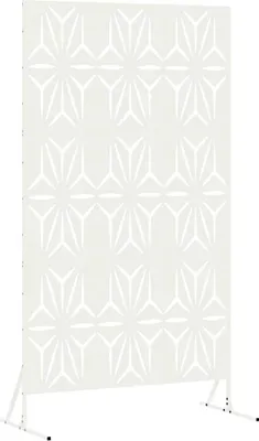 Obrázok produktu pre vidaXL Súkromný paraván biely 100 x 50 x 180 cm oceľ