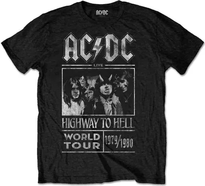 Produktbild von AC/DC T-Shirt Highway to Hell World Tour 1979/1980 Uni Black XL