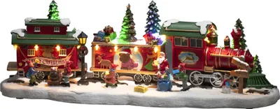 Produktbild von LED Szenerie, "Zug mit zwei Waggons und rotierendem Weihnachtsbaum" 4234-000