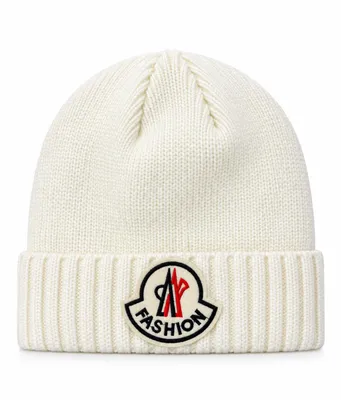 Productafbeelding van Warme, gebreide wintermuts, model "Fashion Beanie", wit