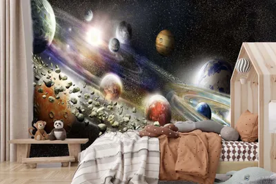 Obrázok produktu pre DECO WALLS Tapeta do detskej izby Cosmos - výnimočná odolnosť XXL 260x390 cm