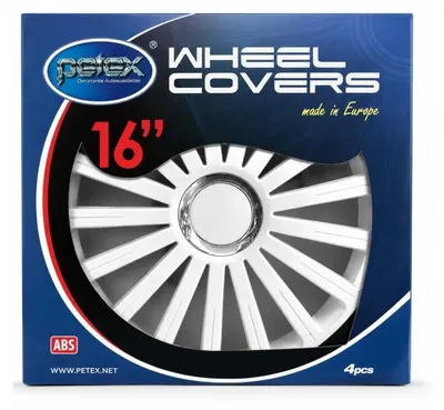 Produktbild von Petex Radblenden Set Radical Pro White 16"