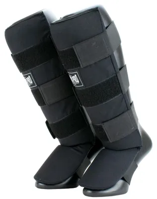 Produktbild von Schienbeinschoner für Kickboxen - Savior - Schwarz/Weiß