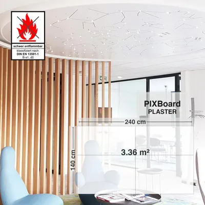 Produktbild von Bausatz Pixlum PLASTER LED Sternenhimmel (140 cm x 240 cm) mit 120  PixLEDs - Warmweiß