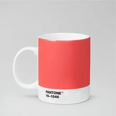 Produktbild von PANTONE Porzellan Kaffeebecher, 375ml, inkl. Geschenkbox, CoY 2019 - Living Coral 16-1546