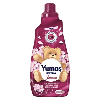 Produktbild von Yumos Extra Weichspüler Sakura 1440 ml – Konzentrierter Duftweichspüler für langanhaltende Frische & weiche Wäsche