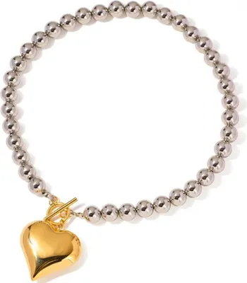 Immagine prodotto di Collana VI-34254 in Argento e Oro - Eleganza Unica KP34254