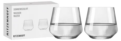 Wasserglas-Set 2er-Pack 400 ml Kristallglas spülmaschinenfest