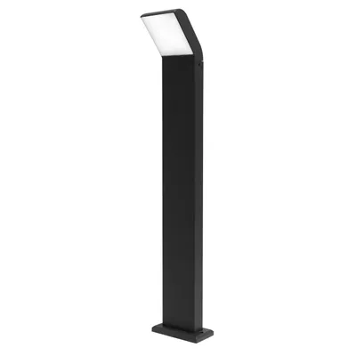 Produktbild von MasterLED Pollerleuchte IP54 LED 12W 4000K 79 cm Schwarz Aluminium Gartenbeleuchtung Wegeleuchte Außenbeleuchtung