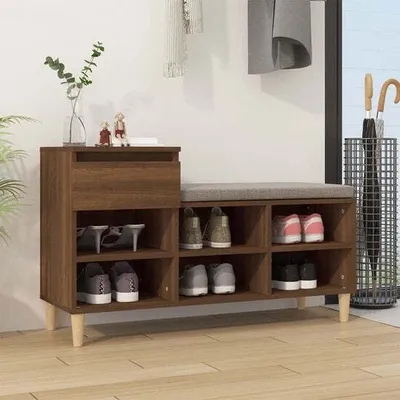 Immagine prodotto di vidaXL Portascarpe bianco 102x36x60 cm Materiale a base di legno