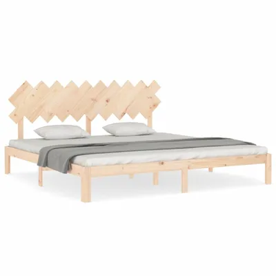Immagine prodotto di vidaXL Letto in legno massiccio senza materasso 200x200 cm pino