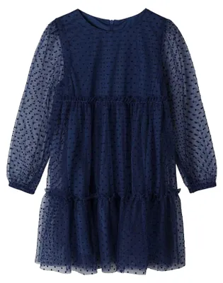 Produktbild von Minoti - Kleid für Mädchen MN312 (110) (Marine)