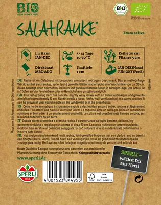 Produktbild von Salatrauke | -Salatraukensamen von Sperli