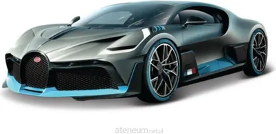 Produktbild von Bugatti Divo Flach Dunkelgrau 1:18 BBURAGO