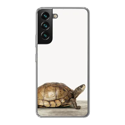 Produktbild von MuchoWow® Handyhülle Schutzhülle Hülle für Samsung Galaxy S22 Schildkröte - Junge - Tiere - Kinder - Mädchen Silikon Softcase Handy Hülle - Mobiltelefonhülle
