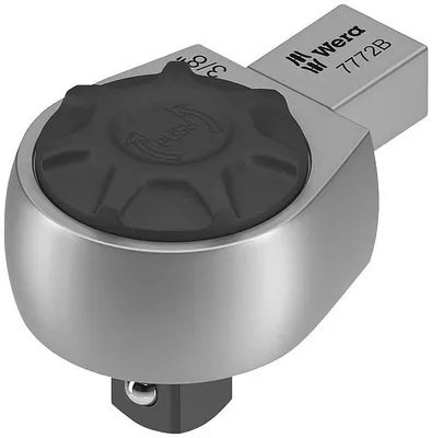 Produktbild von WERA Einsteck-Knarre 7772 A 1/4" Stahl 12 x 9 mm