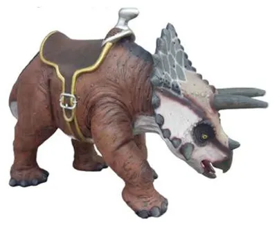 Zdjęcie produktu dla Styrakozaur Dinozaur Figurki ogrodowe Statuetki Figurka Rzeźba Dekoracja Rzeźby