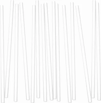 Produktbild von Mehrweg Trinkhalme Jumbo, transparent, 250 x 8 mm, 4000 Stück (1 Karton)
