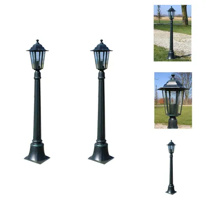 Produktbild von vidaXL Preston Gartenleuchten 2 Stk. 105 cm -  Außenbeleuchtung