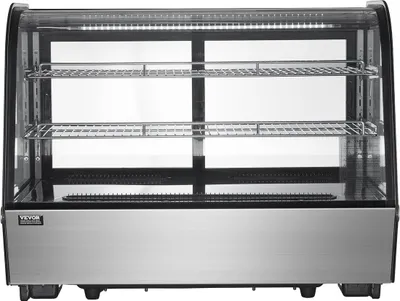 Image de Vitrine réfrigérée Vitrine réfrigérée pour boulangerie 5 pi³/146 L 2 niveaux