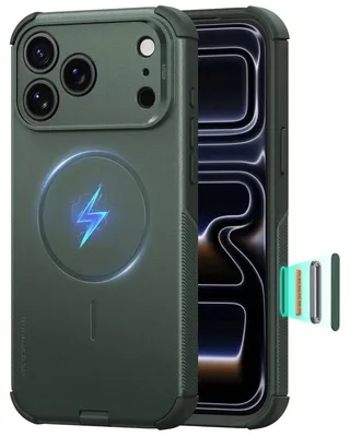 Obrázok produktu pre ESR CYBER TOUGH MAGSAFE puzdro pre iPhone 17 Pro Max / 18 Pro Max, zelené