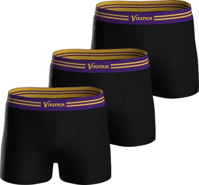 Produktbild von Huddle Herren Boxer Minnesota Vikings 3-Pack blk - Größe XXL