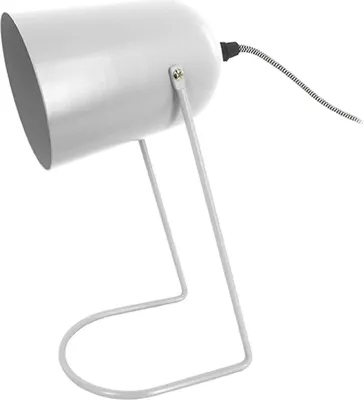 Produktbild von Leitmotiv - Tischleuchte Enchant - Weiß - 30x18cm Tischlampe - Nachttischlampe, Wohnzimmer, Schlafzimmer