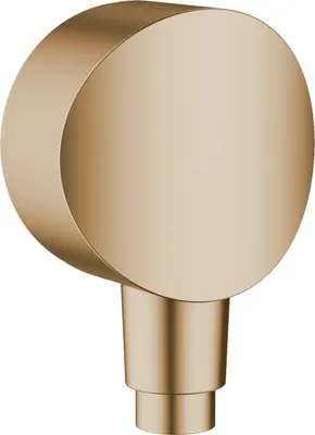 Produktbild von Schlauchanschluss FIXFIT S m Rückflussv. u Kunststoffwinkel bru bro brushed bronze
