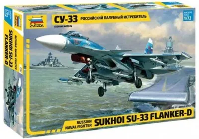 Produktbild von Modellbausatz Flugzeug 7297 – Sukhoi SU-33 Flanker D (1:72)