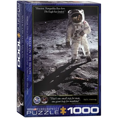 Image de Eurographics Puzzle Des pas sur la lune, 1000 pièces, 68 x 48 cm, 6000-4953