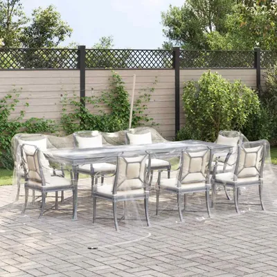 Produktbild von vidaXL Transparente Plane mit Ösen 5x5 m PVC