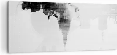 Produktbild von Bild auf Leinwand - Leinwandbild - Frau modern - 100x40cm - Wand Bild - Wanddeko - Wandbilder - Leinwanddruck - Bilder - Kunstdruck - Wanddekoration - Leinwand bilder - Wandkunst - AB100x40-3737