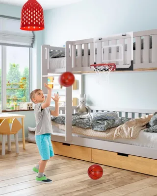 Produktbild von Innen-Korb für Kinder mit 4 Bällen und Pumpe