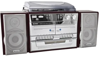 Produktbild von Karcher KA 320 Kompaktanlage (CD-Player, Kassette, Schallplattenspieler, USB)