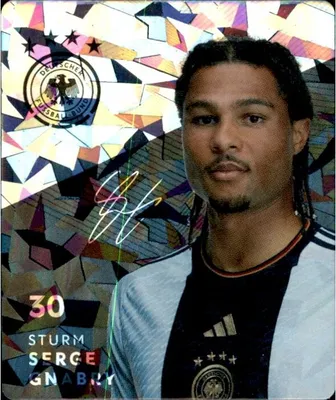 Zdjęcie produktu dla GLITZER Karte 30 - Serge Gnabry - WM 2022 REWE