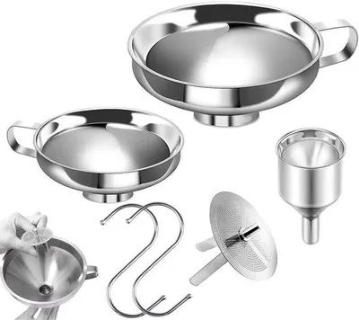 Produktbild von Stahljamtrechter - Einweghelfer für Einmachprozesse - 3 Stück