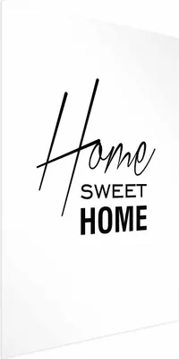 Produktbild von Posterpapier Poster - Black and White: Home Sweet Home 60x90 cm Text m-A-0876-ao-a