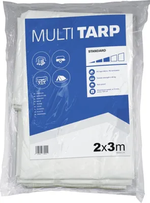 Produktbild von Gewebeplane, natur-weiß, 120 g/m²